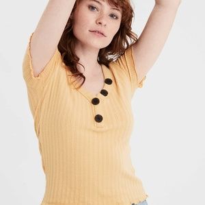 American Eagle ribbed top